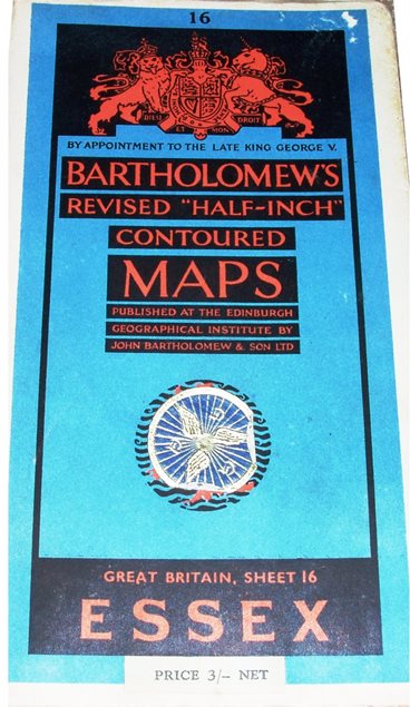 Bartholomew 1951, Sheet 16 cover